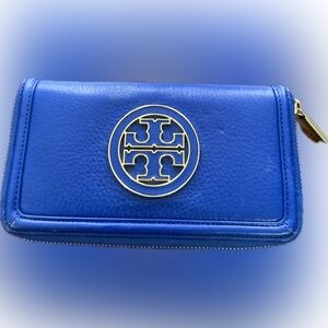 Tory Burch Blue Wallet